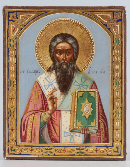 Икона Святой Антипий Целитель - фото - 2