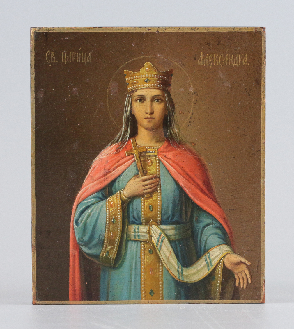Икона Святая Царица Александра - фото - 2