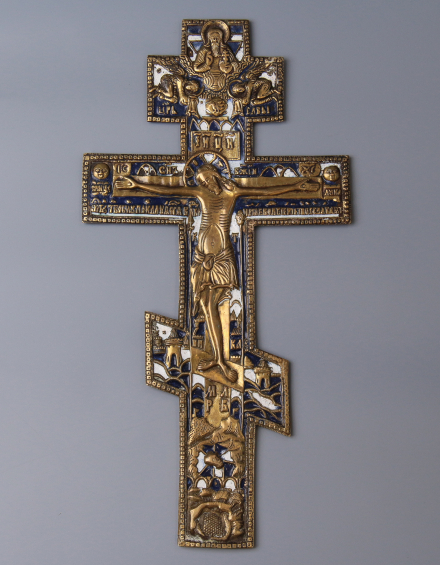 Крест напрестольный Распятие Христово - фото - 3