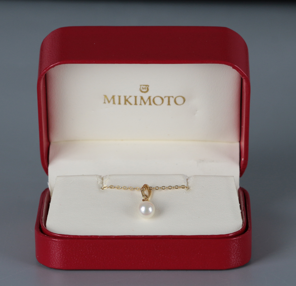 Комплект с жемчугом и бриллиантами Mikimoto 445-22