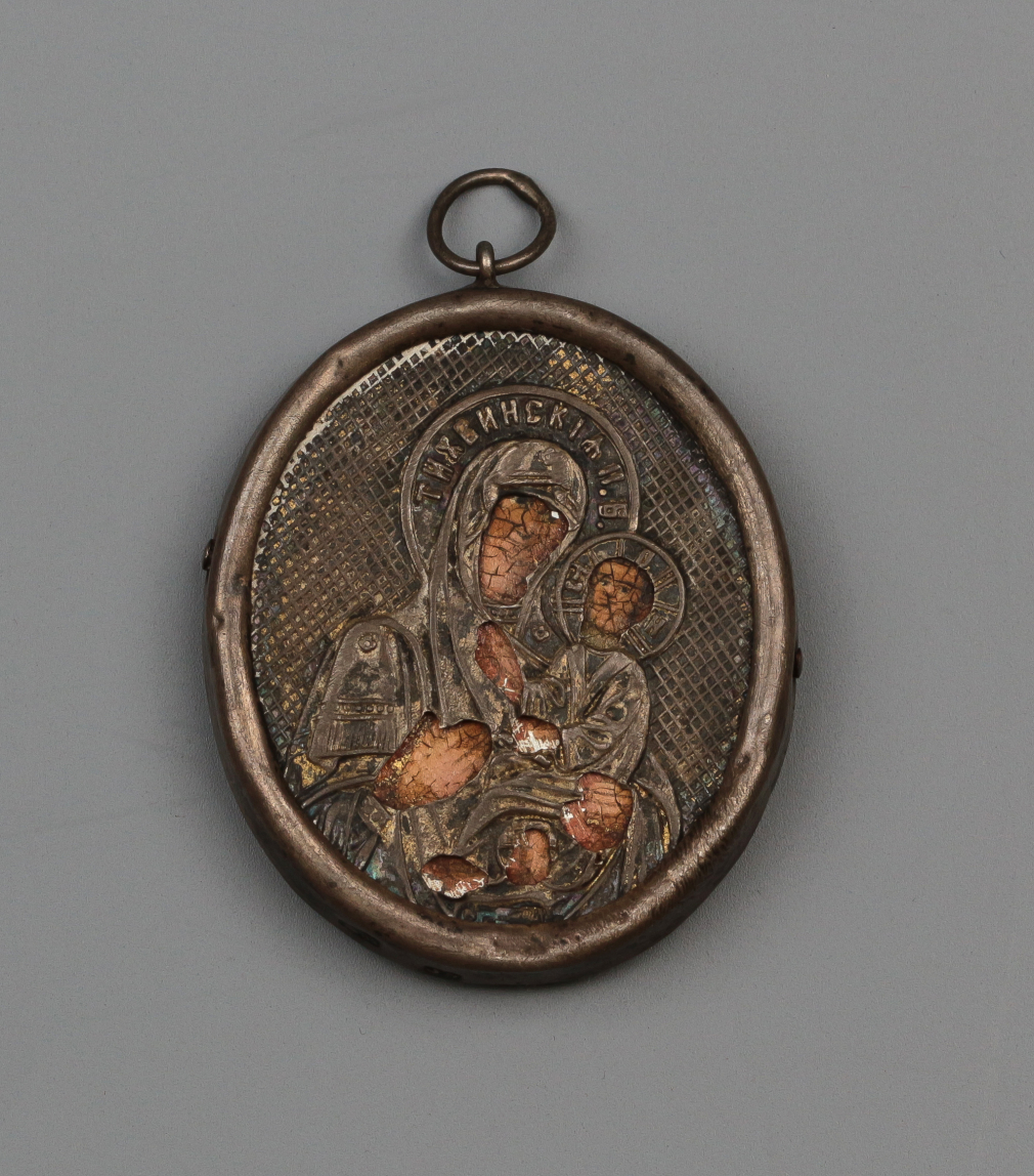 Икона нательная Богородица Тихвинская 11-00393