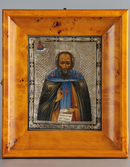 Икона Святой Сергий Радонежский - фото - 3