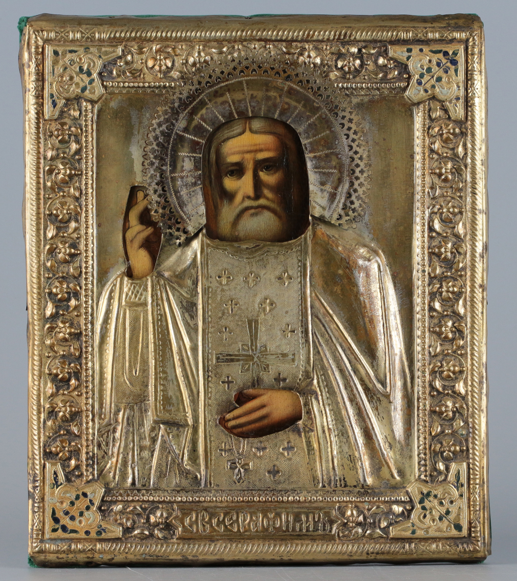 Икона Святой Серафим Саровский 11-00420