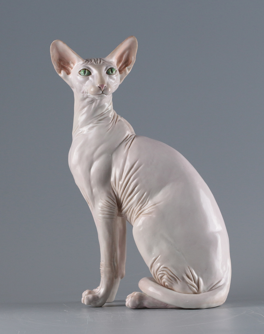 Купить Скульптуру кошки Сфинкс в антикварном магазине Оранта в Москве  артикул 00080-СФ23/1