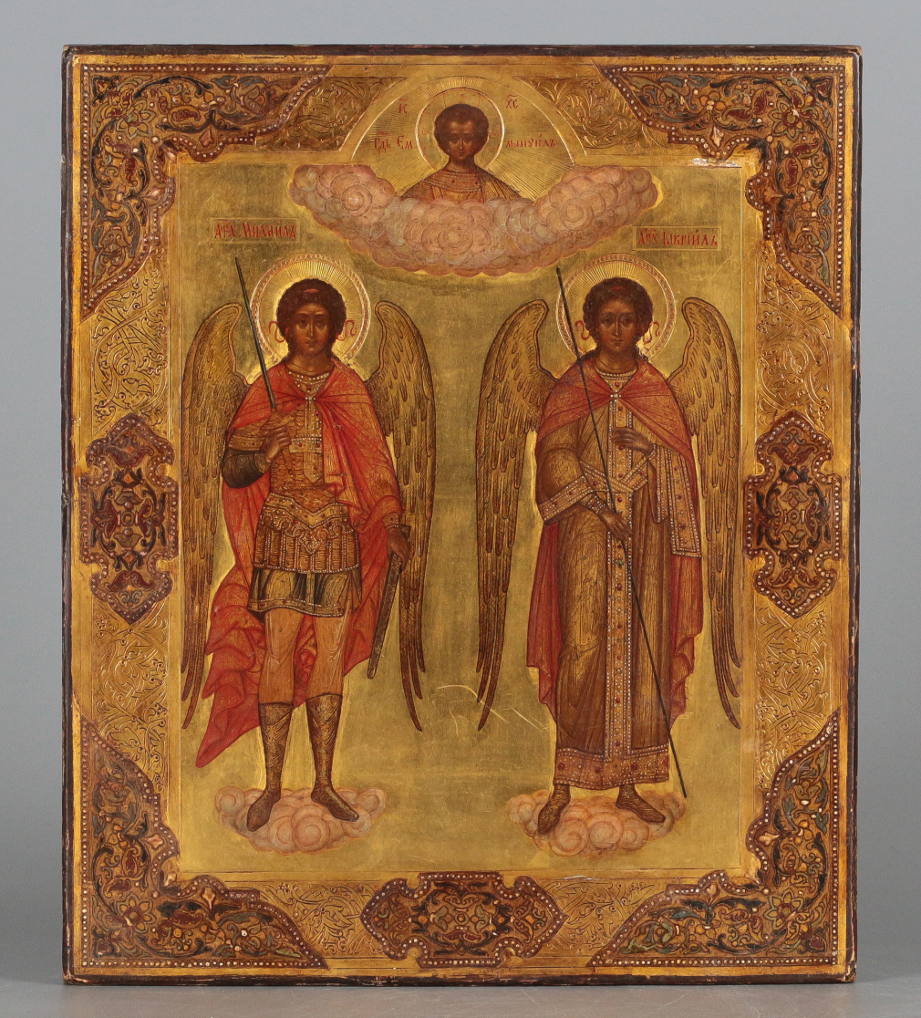 Икона Архангел Михаил и Архангел Гавриил 0046-24