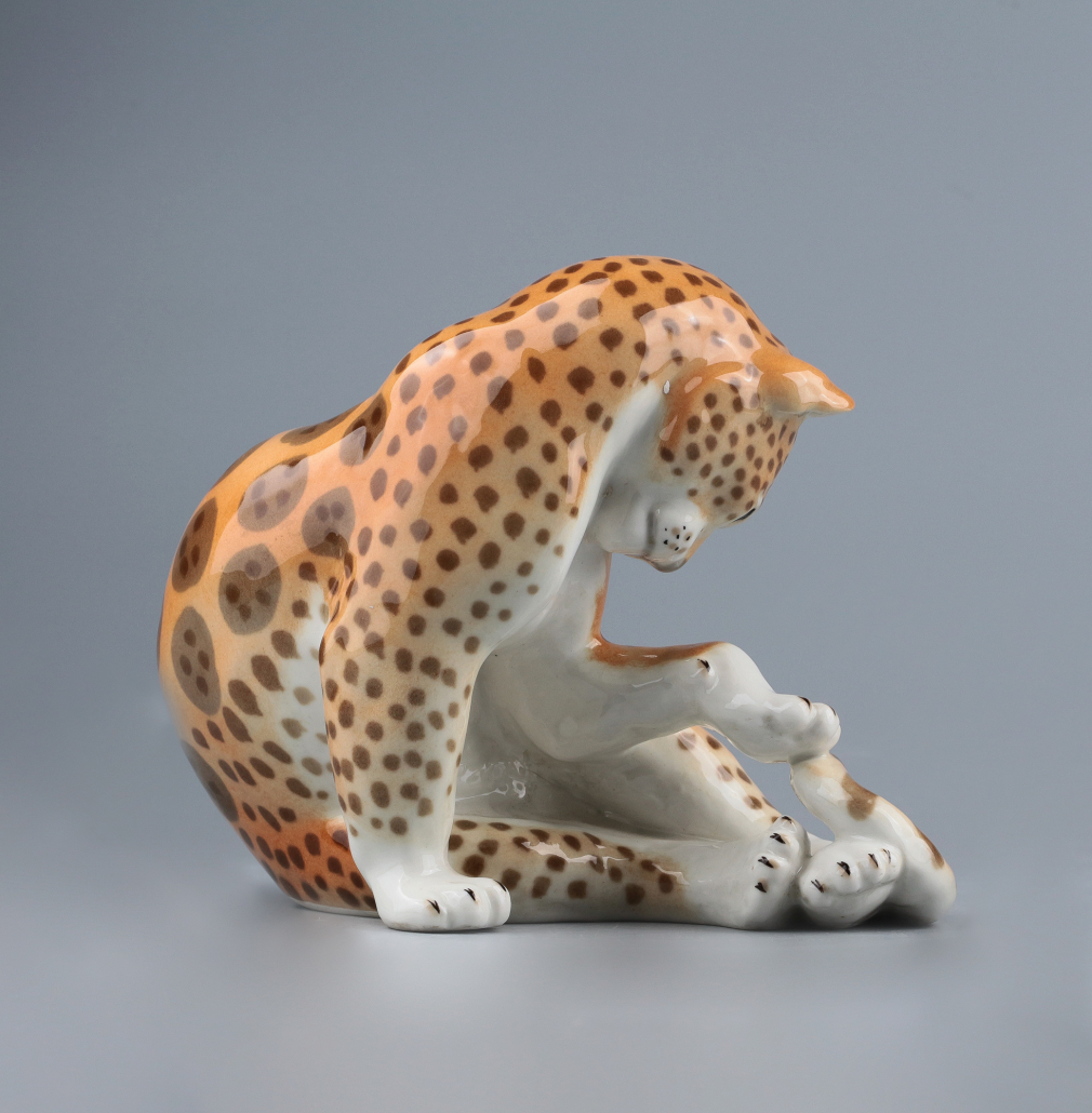 Скульптура Леопард большой 00807