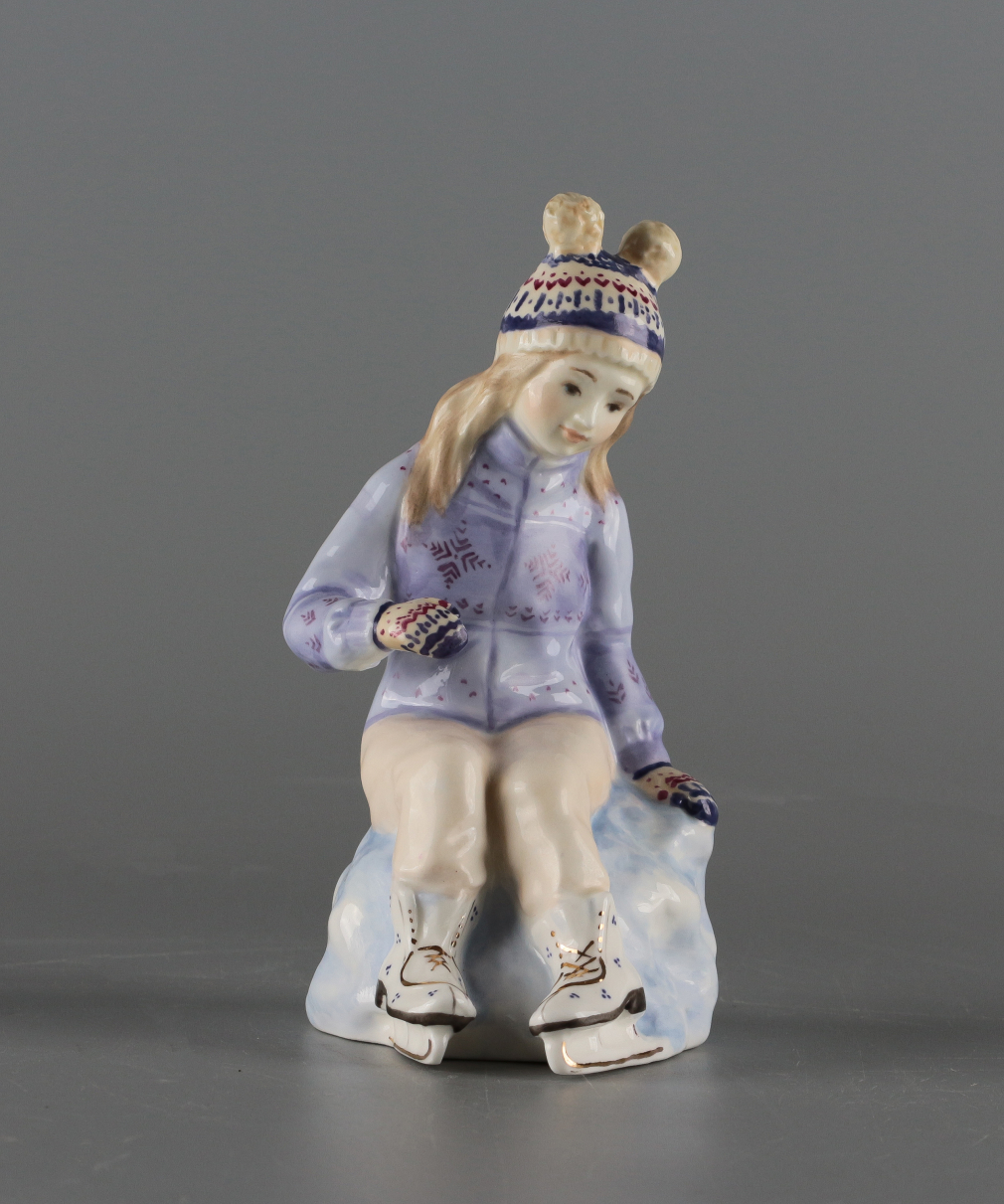 Скульптура Первые коньки  - фото - 6