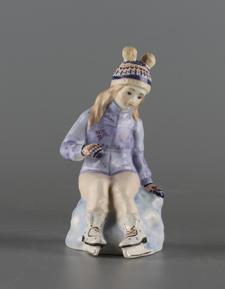 Скульптура Первые коньки  - фото - 6