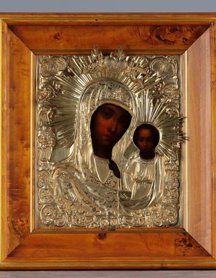 Икона Богородица Казанская Каплуновская - фото - 4