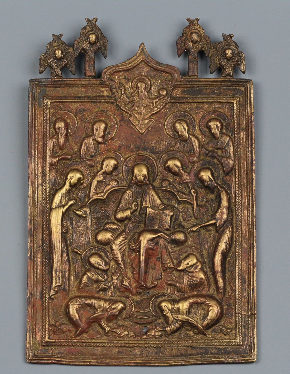 Икона Спас на Троне с припадающими святыми/ Седьмица - фото - 2