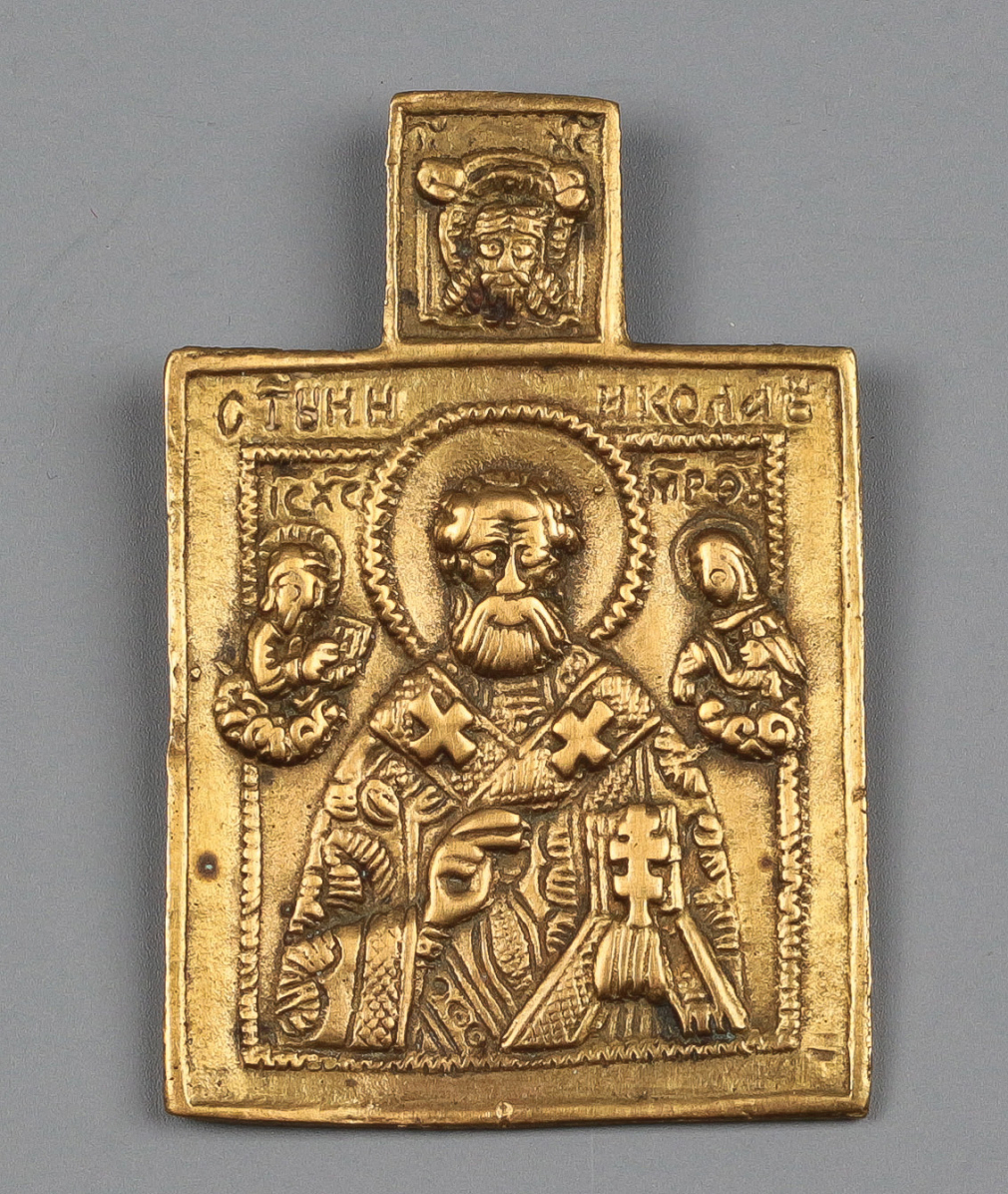 Икона нательная Святой Николай Чудотворец - фото - 2