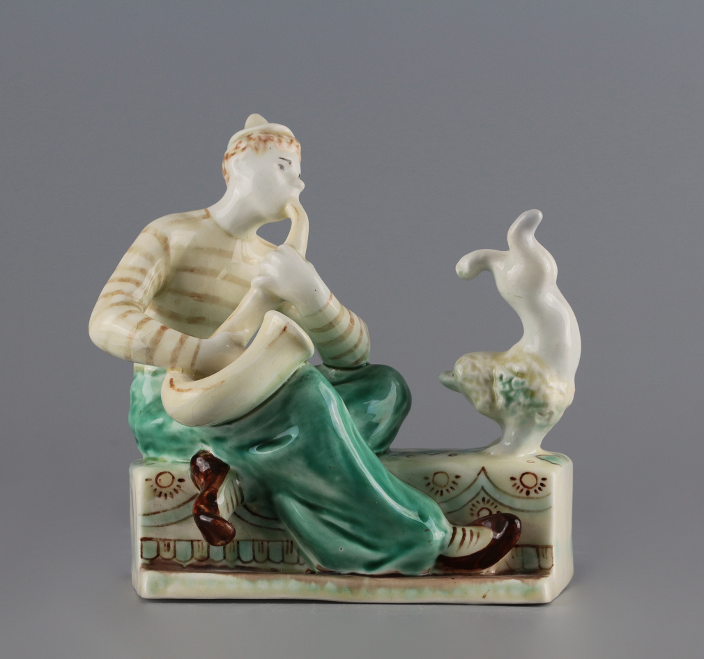 Статуэтка Цирковое представление/ Клоун с собакой - фото - 2