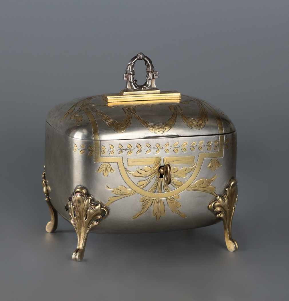 Шкатулка-копилка серебряная - фото - 3