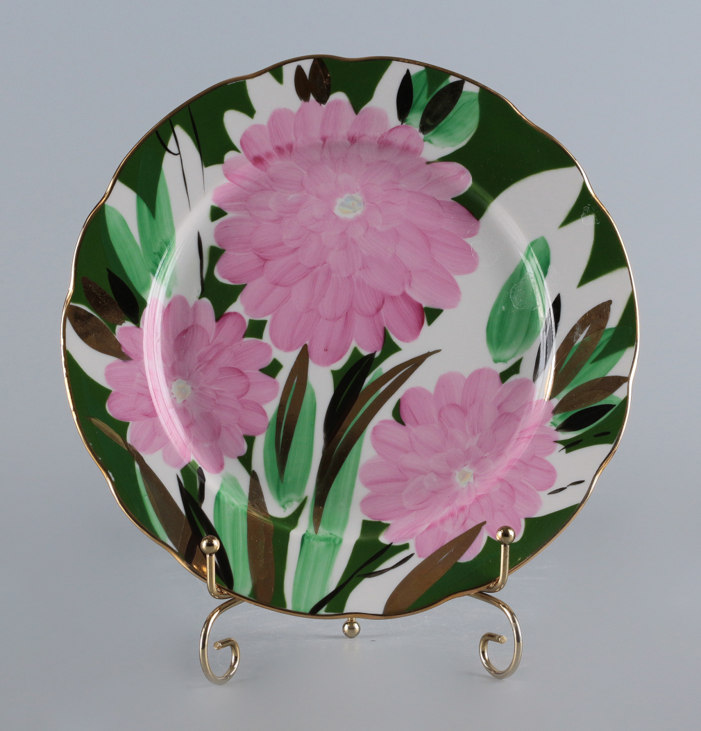 Тарелка декоративная Астры - фото - 1