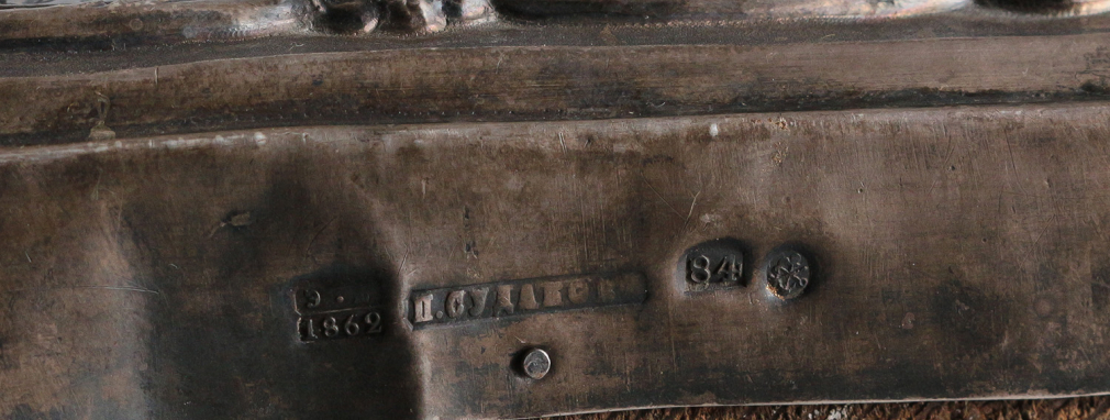 Икона Образ Спаса Нерукотворного в серебряном окладе 00457-24