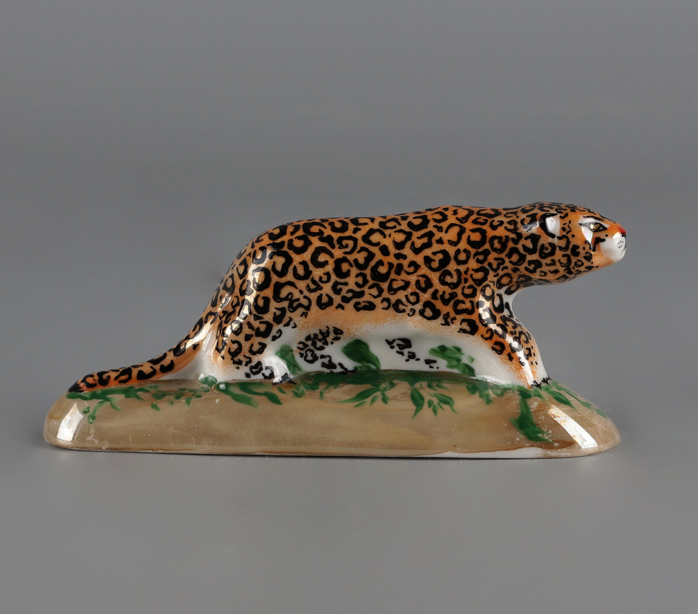 Скульптура Дымчатый леопард  - фото - 3