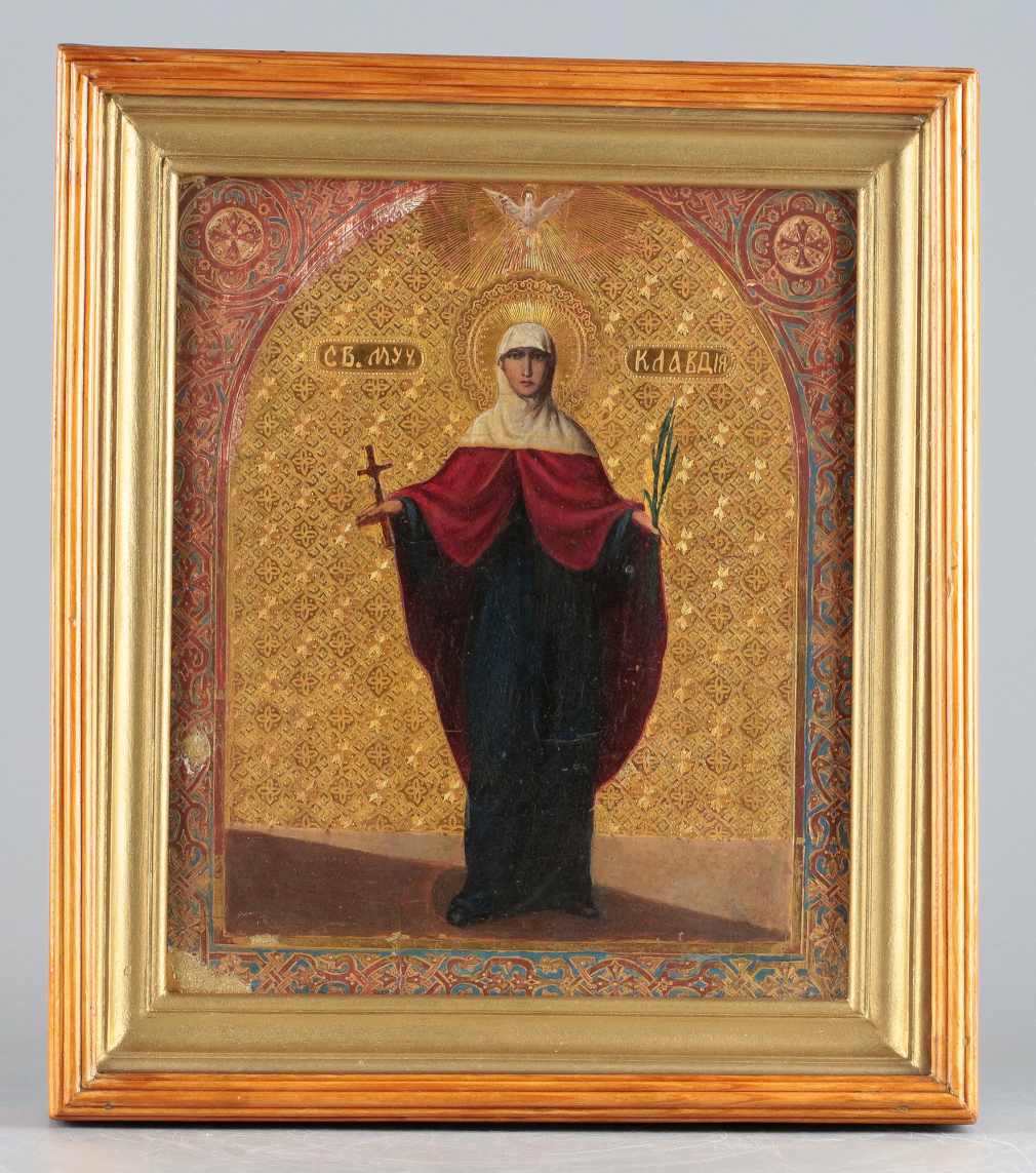 Икона Святая мученица Клавдия - фото - 1