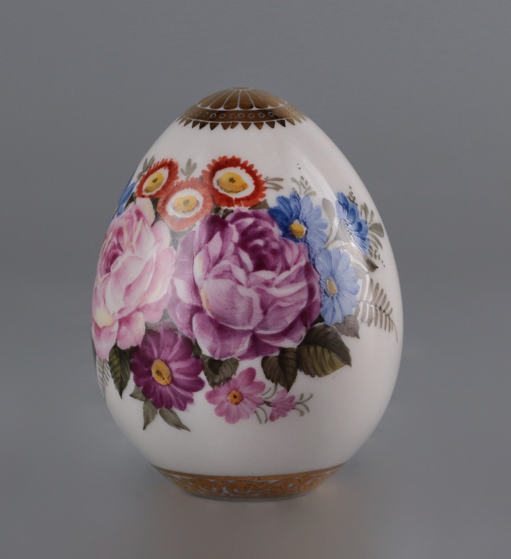 Яйцо пасхальное с цветами 00702