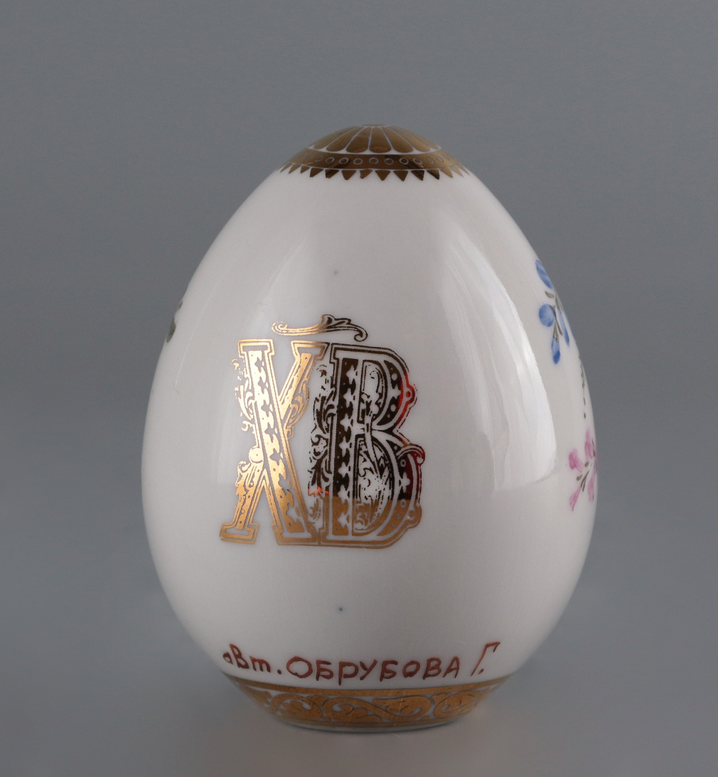 Яйцо пасхальное с цветами 00702