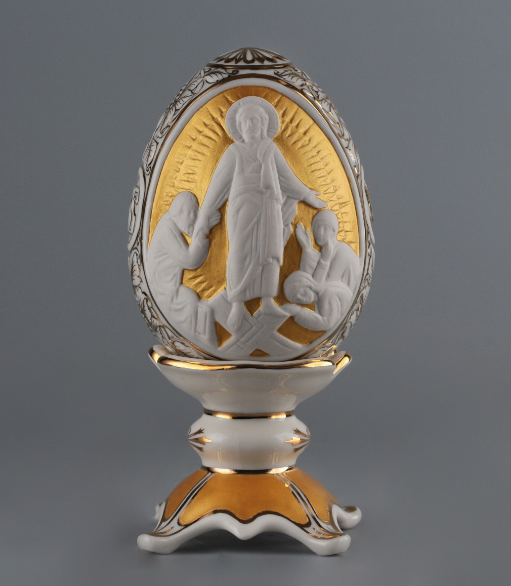 Яйцо пасхальное Распятие и  Воскресение Господне - фото - 3