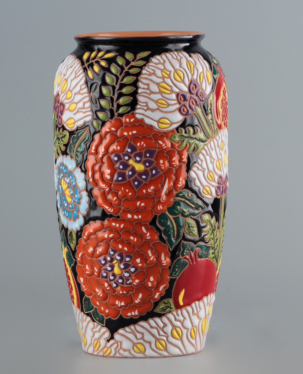 Ваза с растительный орнаментом/ 1 КК-01