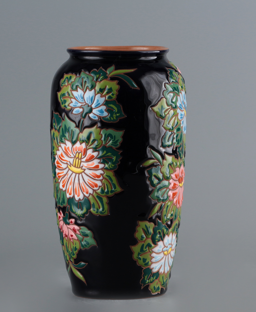 Ваза с павлинами КК-01