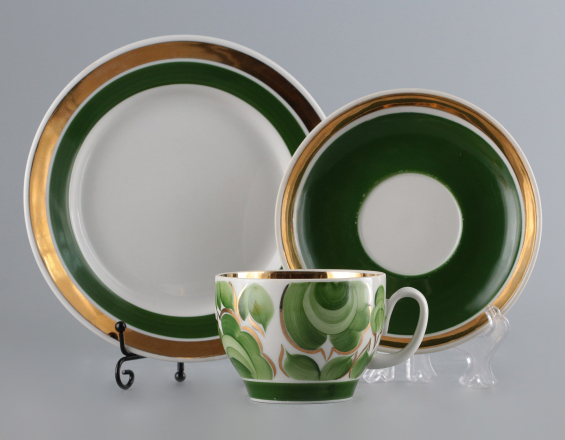 Чайная тройка Зеленый сад - фото - 1