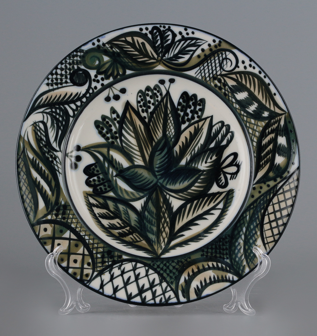 Тарелка декоративная Большой цветок - фото - 2