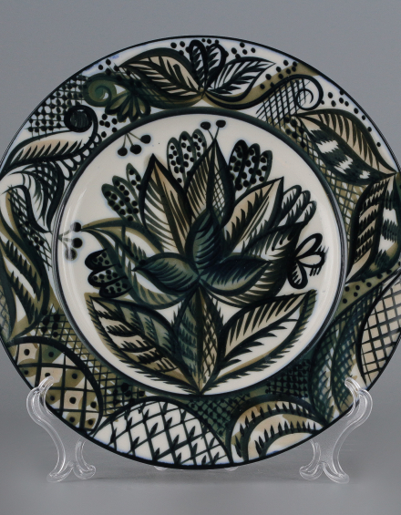 Тарелка декоративная Большой цветок - фото - 2