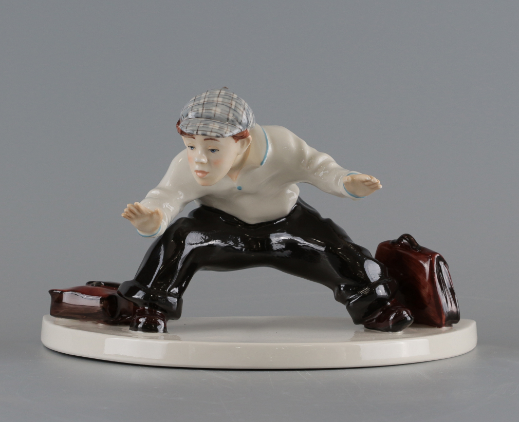 Скульптура Вратарь Яшка - фото - 1