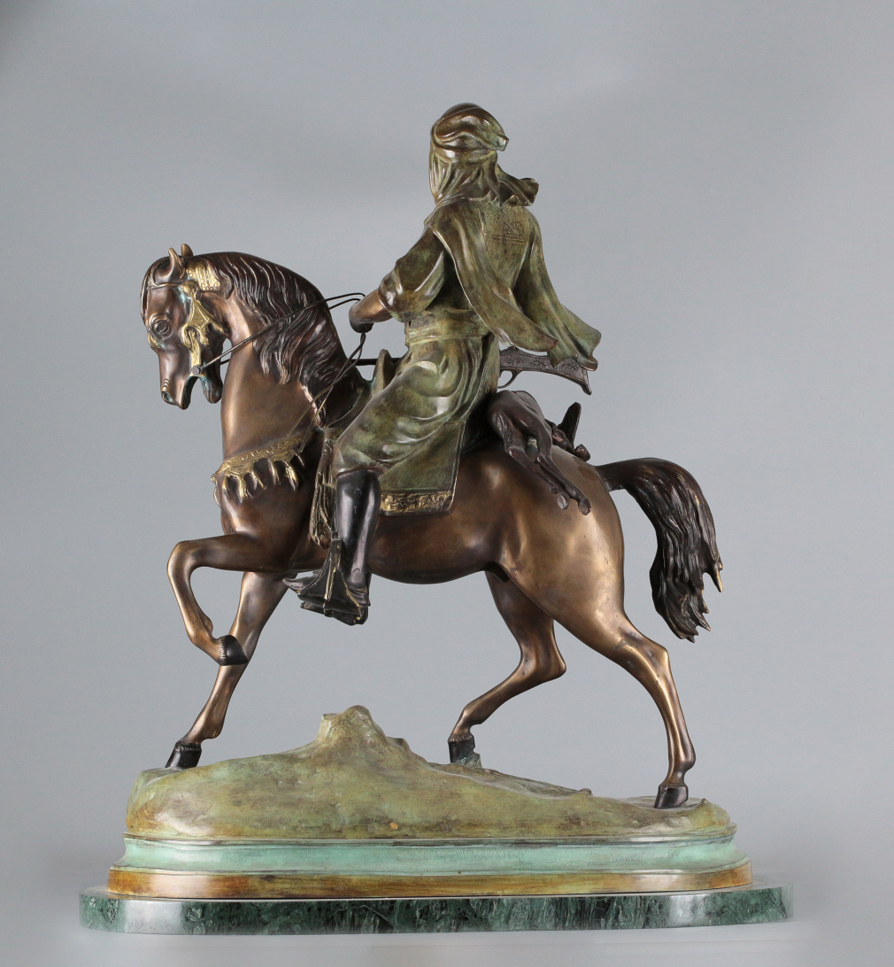 Скульптура Араб на коне 00124-25