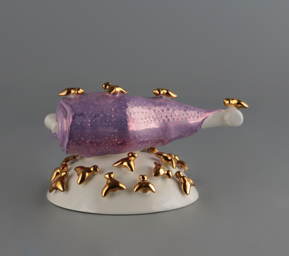 Скульптура Рулька с мухами СМ004-25