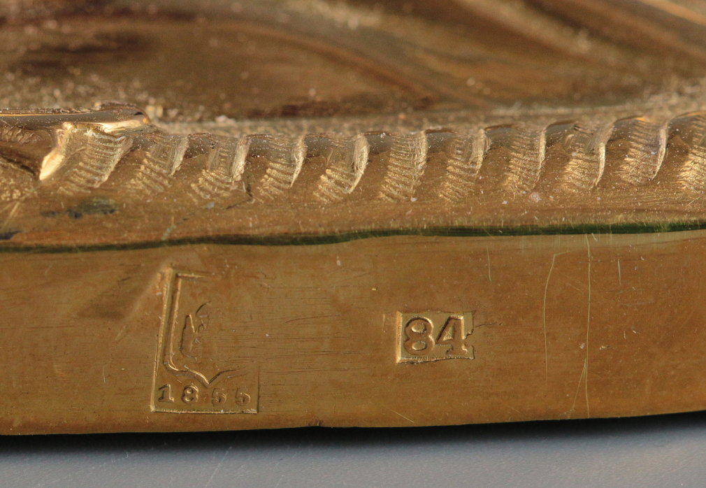 Икона Господь Вседержитель в чеканном серебряном окладе 00128-25