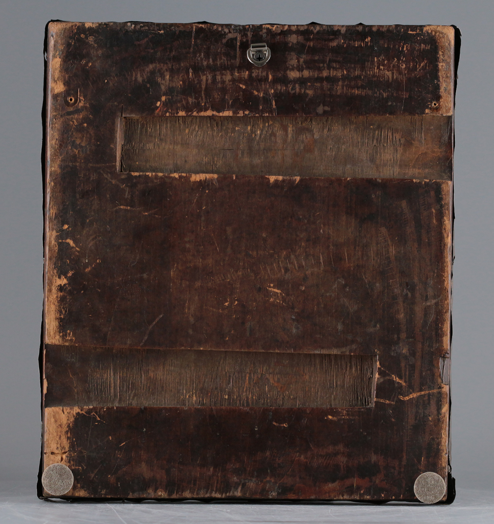 Икона Господь Вседержитель в серебряной басме с цатой 00138-25