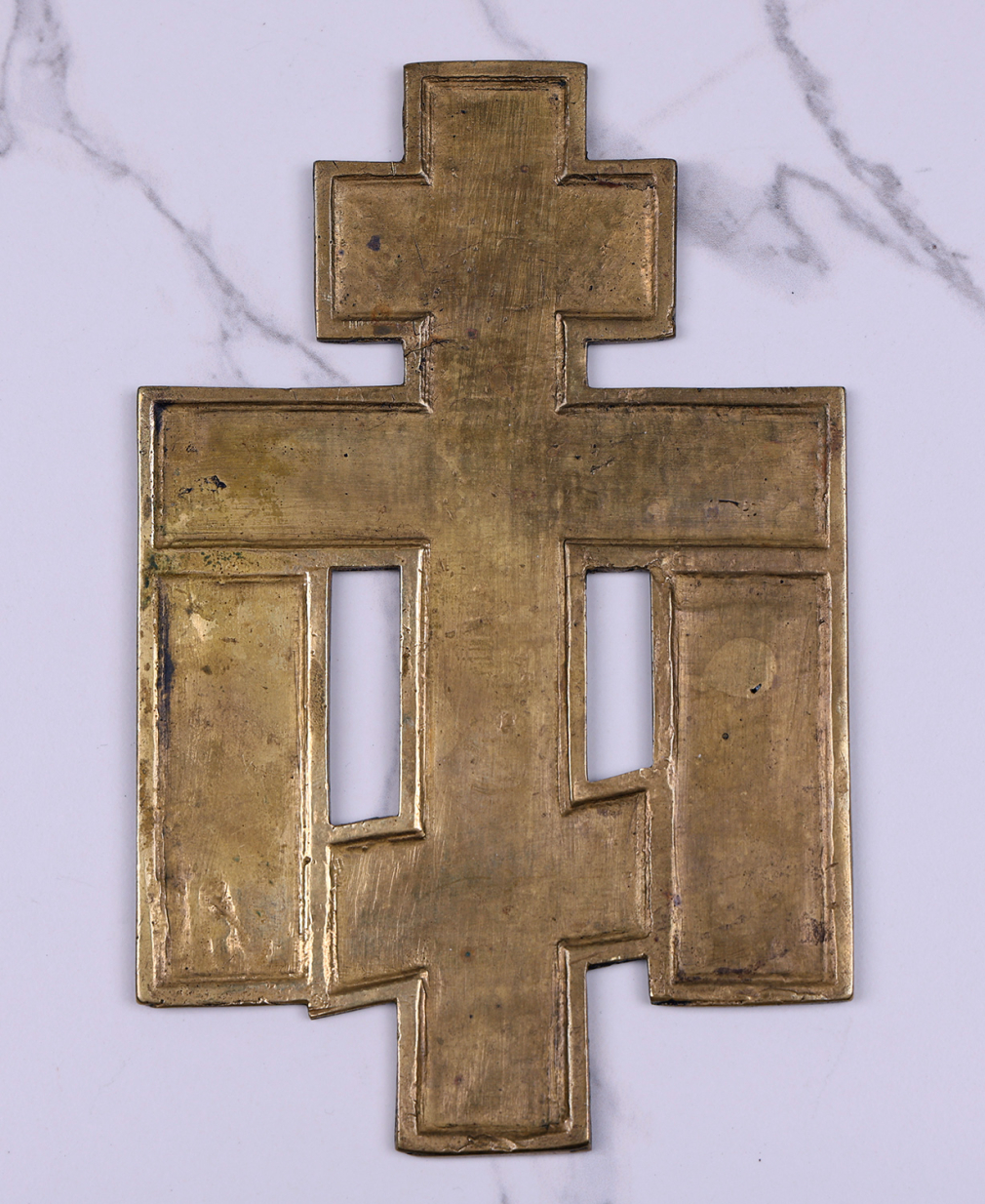 Крест Распятие Христово с эмалью 00164-25