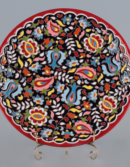 Тарелка декоративная Турецкие огурцы - фото - 2