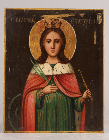 Икона Святая мученица Екатерина - фото - 2
