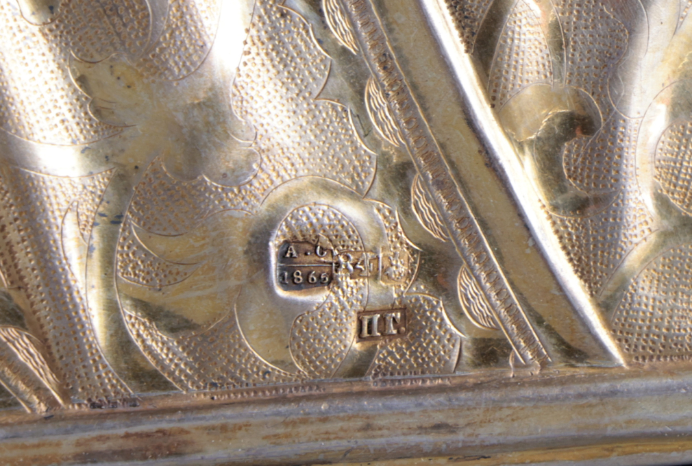 Икона Богородица Казанская в серебряном окладе 00192-25