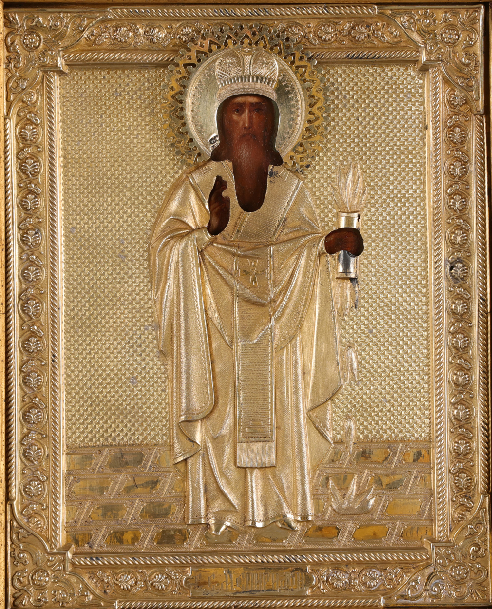 Икона Святой Спиридон Тримифунтский 00236-25