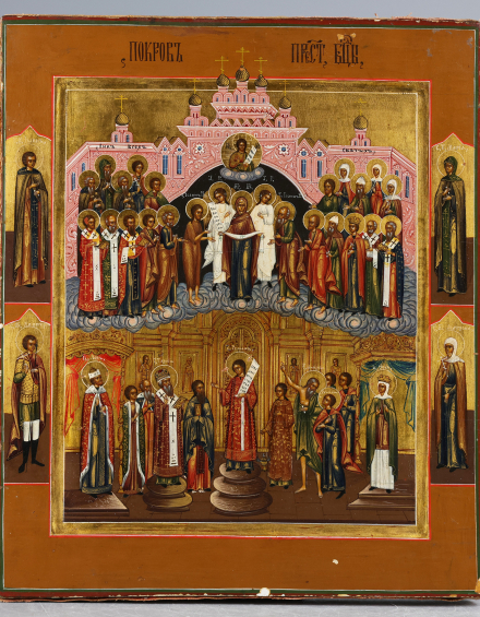 Икона Покров Пресвятой Богородицы - фото - 2