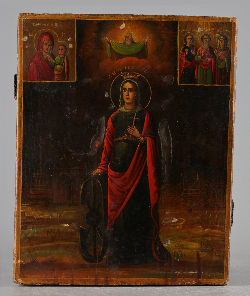 Икона Святая мученица Екатерина 00261-25