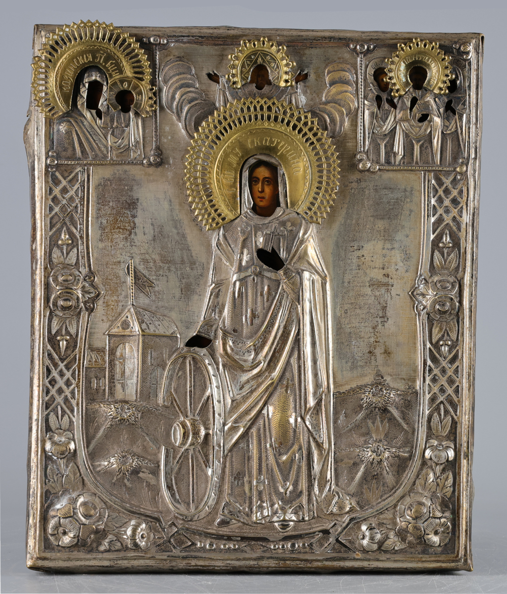 Икона Святая мученица Екатерина - фото - 3