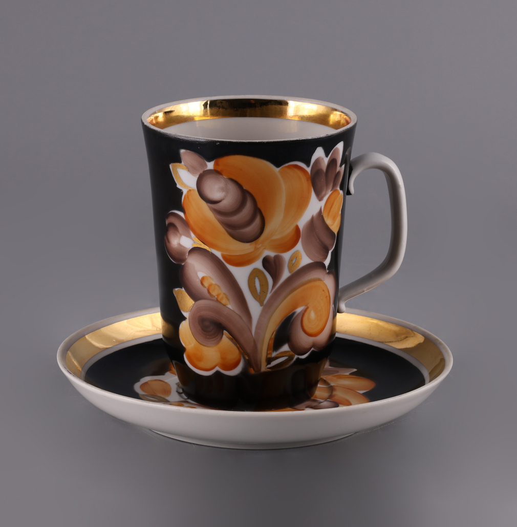 Чайная пара с цветами - фото - 2