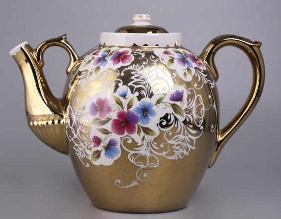 Чайник доливной Анютины глазки - фото - 2