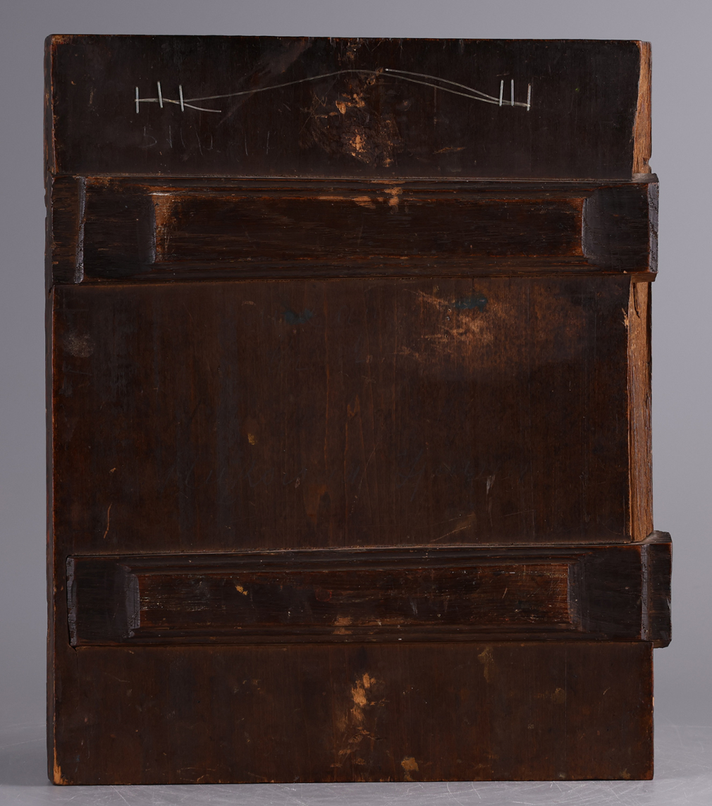 Икона Святой Николай Чудотворец с предстоящей Анной Пророчицей 0021-26