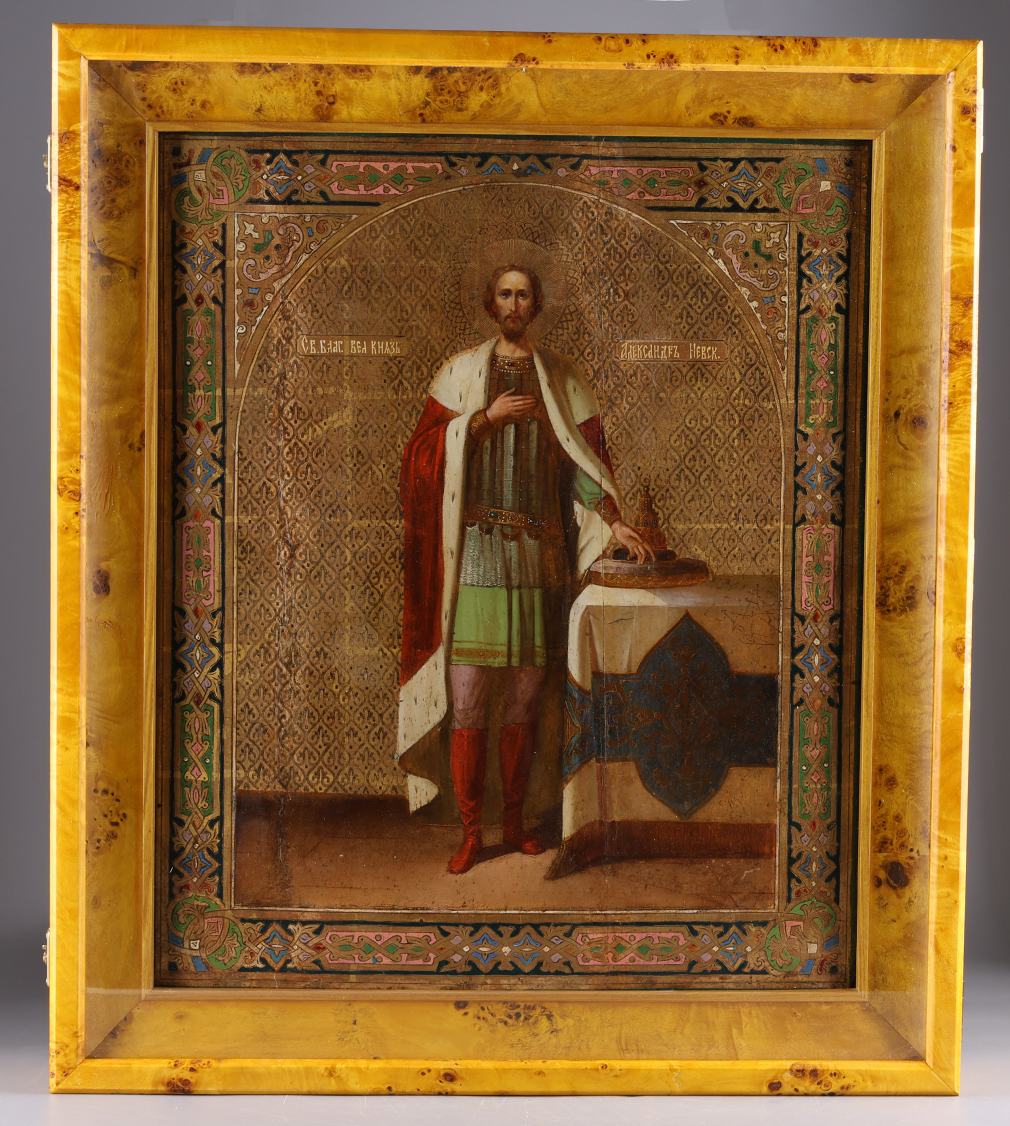 Икона Святой Князь Александр Невский - фото - 3