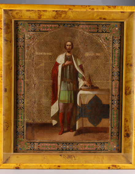 Икона Святой Князь Александр Невский - фото - 3