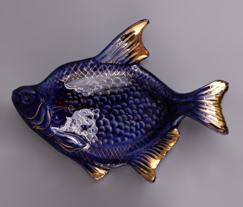 Фарфоровая мелочница Лещ - фото - 2