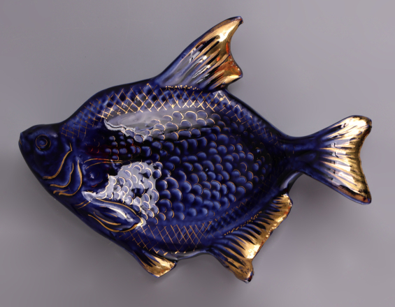 Фарфоровая мелочница Лещ - фото - 2