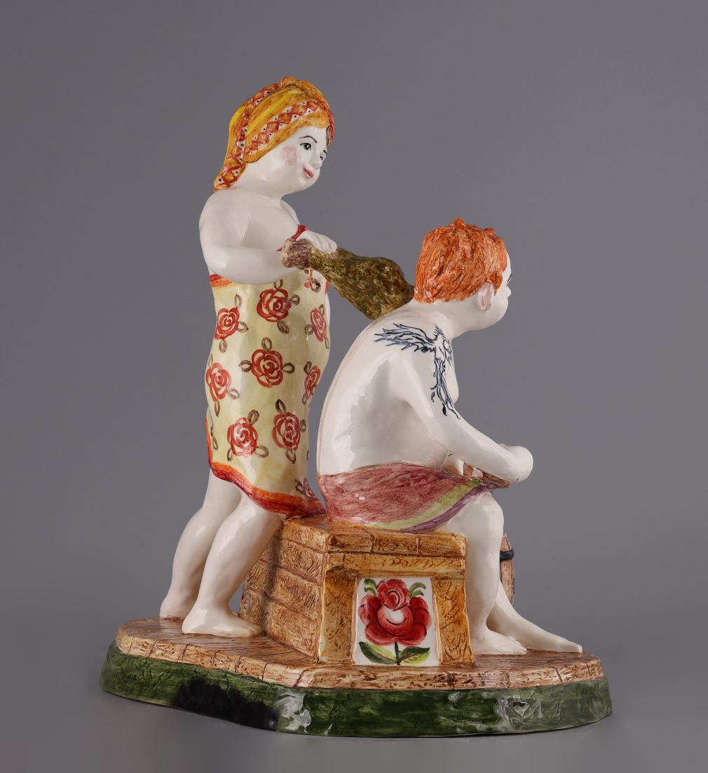 Скульптурная композиция Русская баня/ Наталья Щукина 0055-26